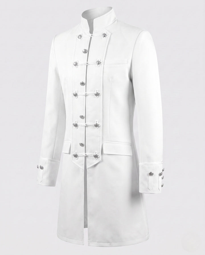 Dam elegant figursydd quiltad kappa med elaborate mönster