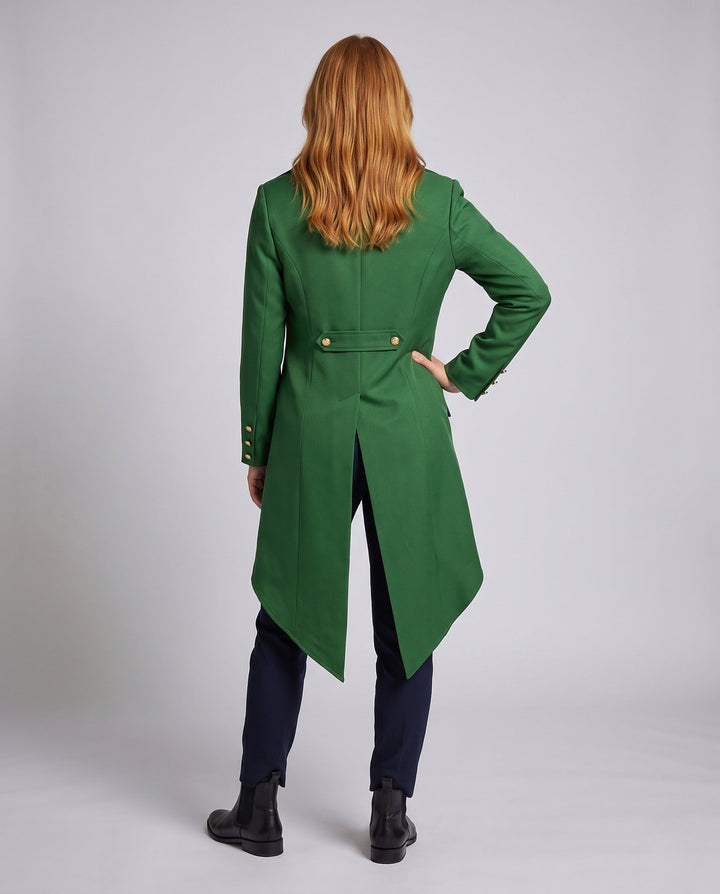 Dam Vintage-Stil Costume Jacka med Asymmetrical Fåll
