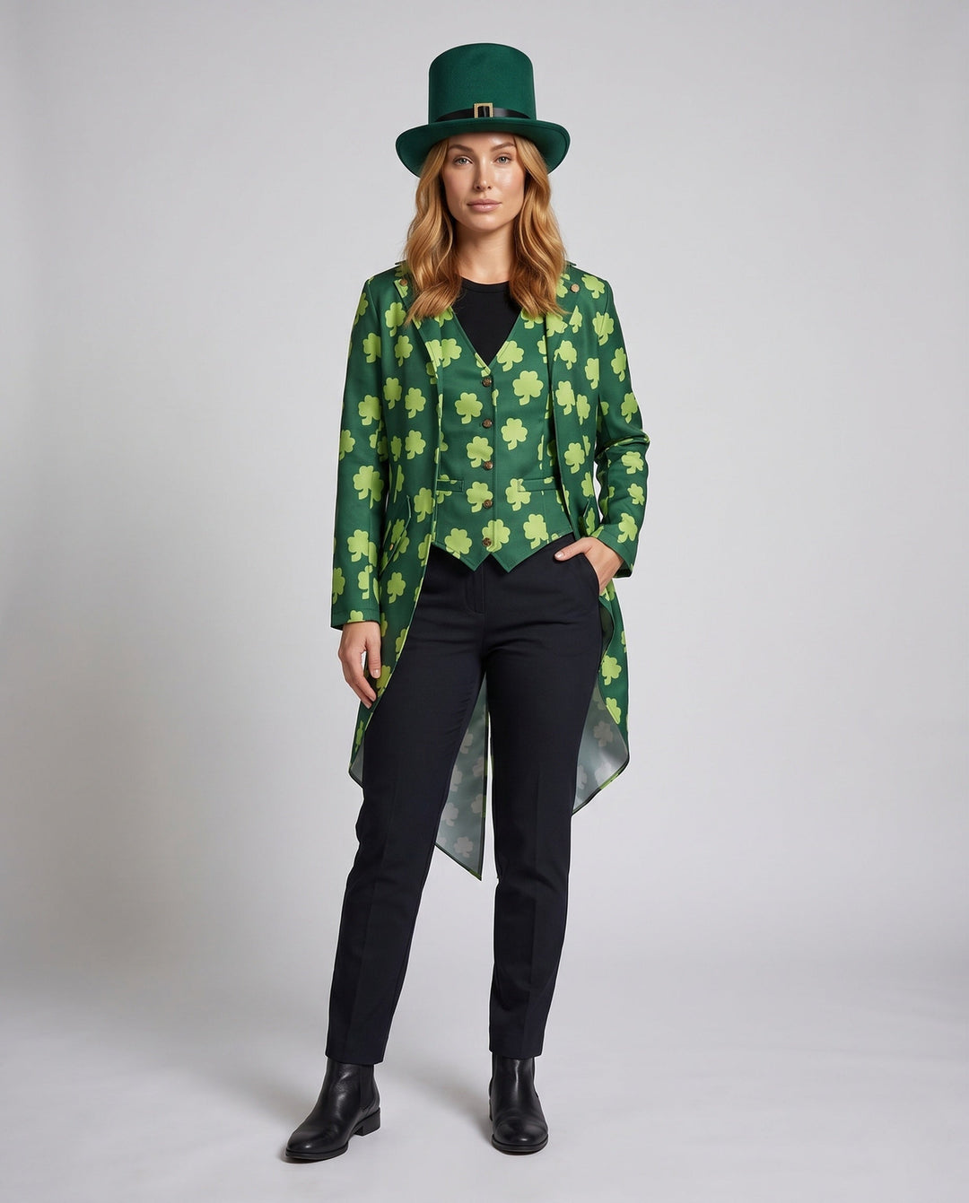 Dam costume jacka med clovers