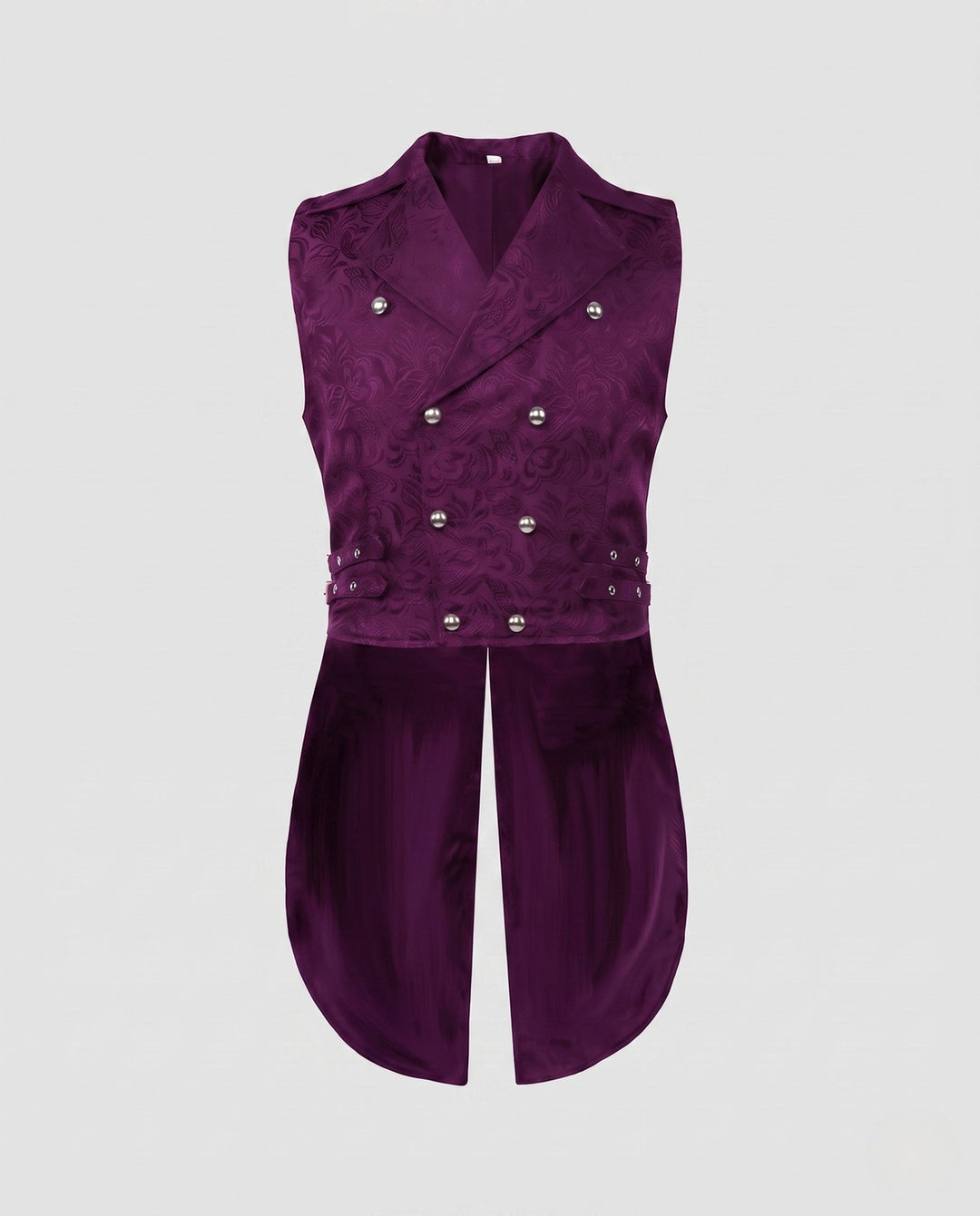 Dam stilren, elegant väst med luxurious embellishments och asymmetric skärning