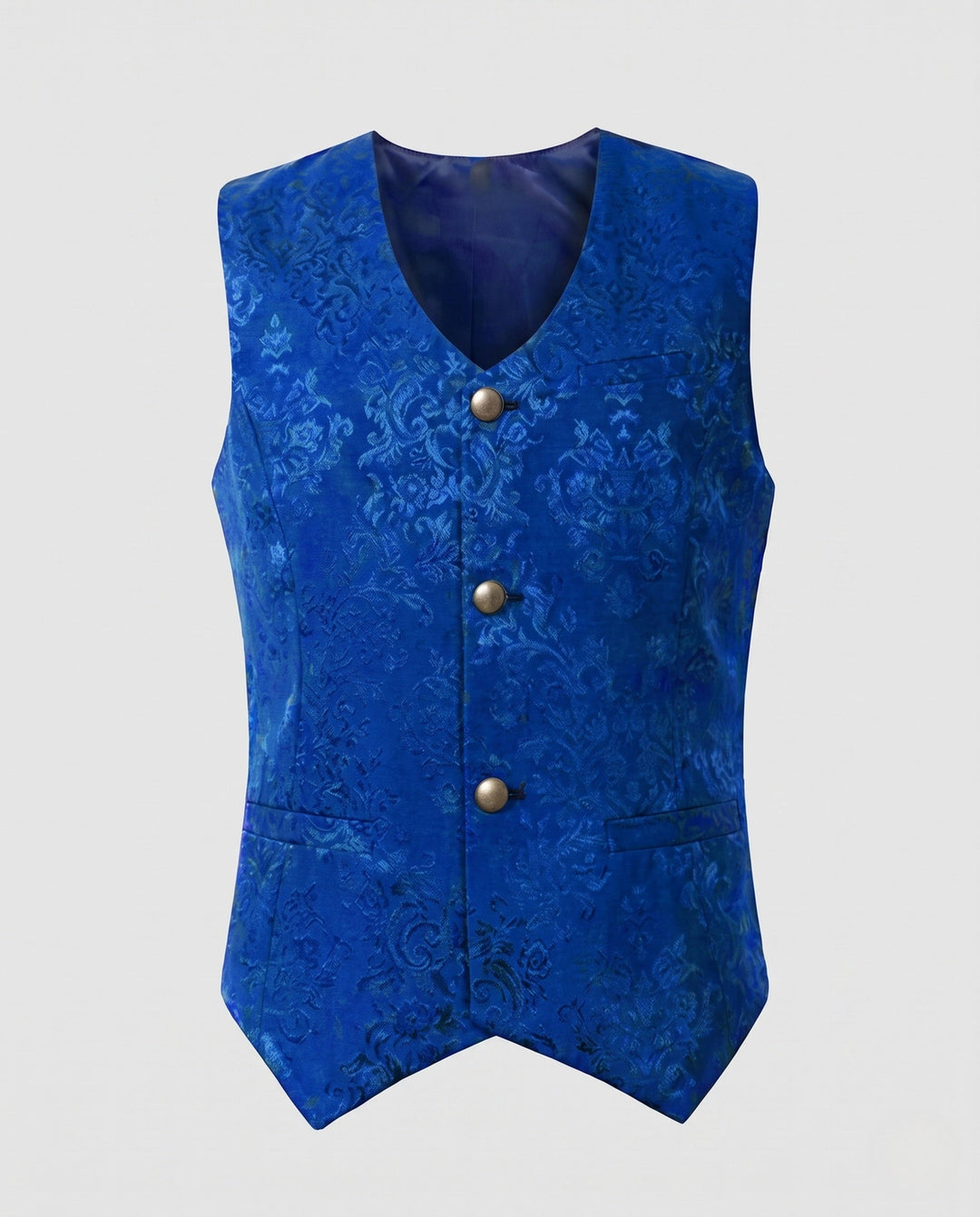 Dam elegant väst med elaborate ruffle detail