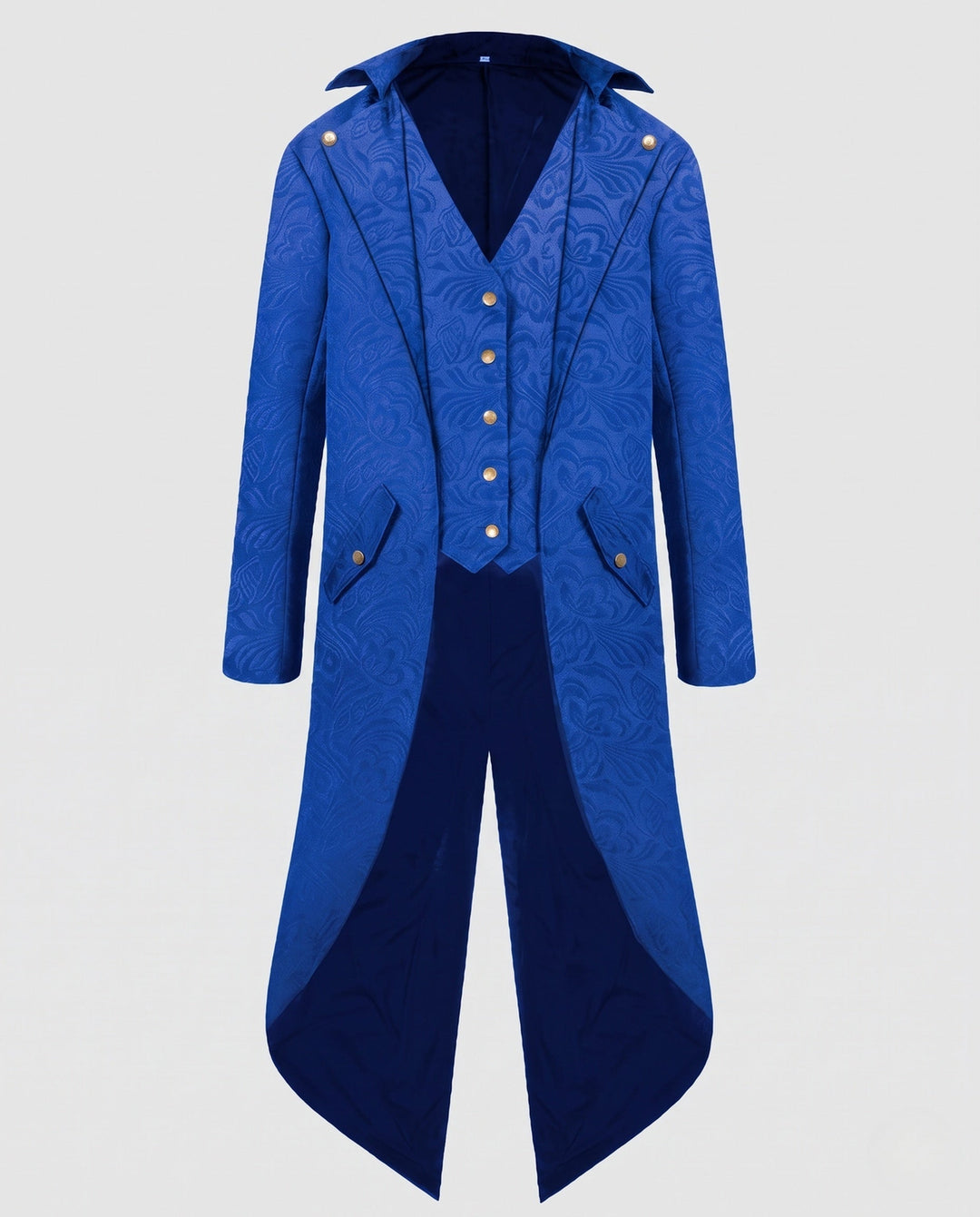 Dam oversize jacka med Artistic mönster och elegant knapp stängning