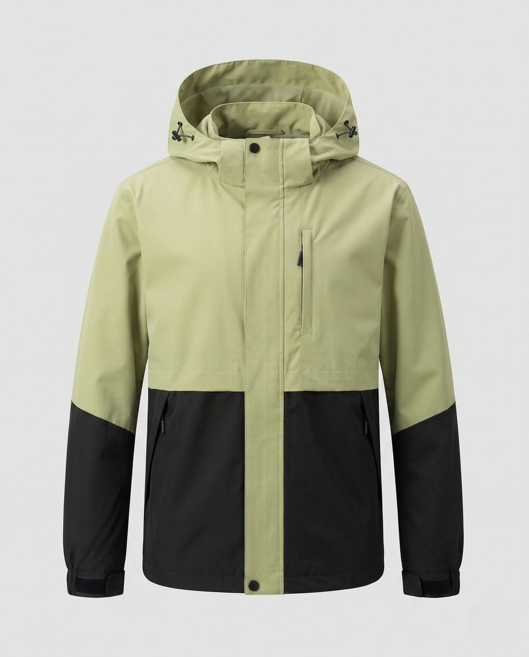 Unisex Two-Tone Softshelljacka med Huva, Vind och Vattenavvisande Outdoor Performance