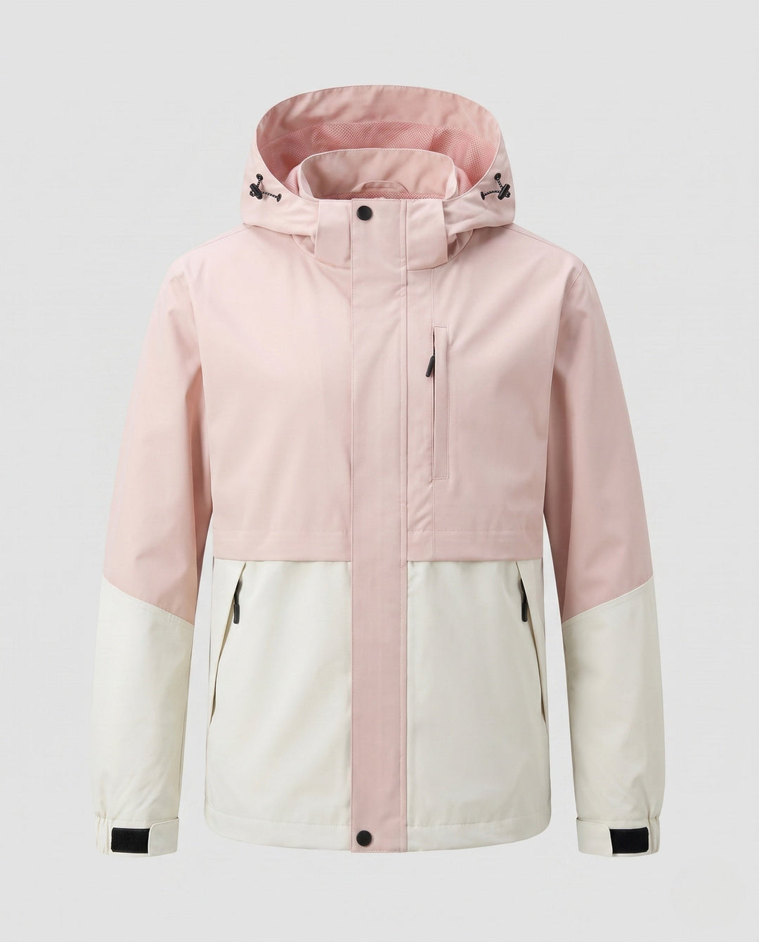 Unisex Two-Tone Softshelljacka med Huva, Vind och Vattenavvisande Outdoor Performance