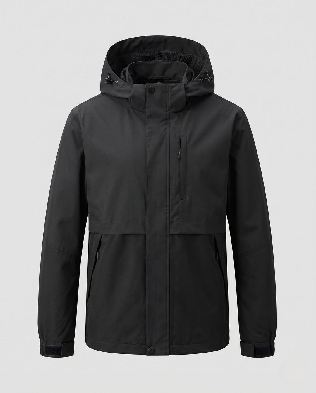 Unisex Two-Tone Softshelljacka med Huva, Vind och Vattenavvisande Outdoor Performance