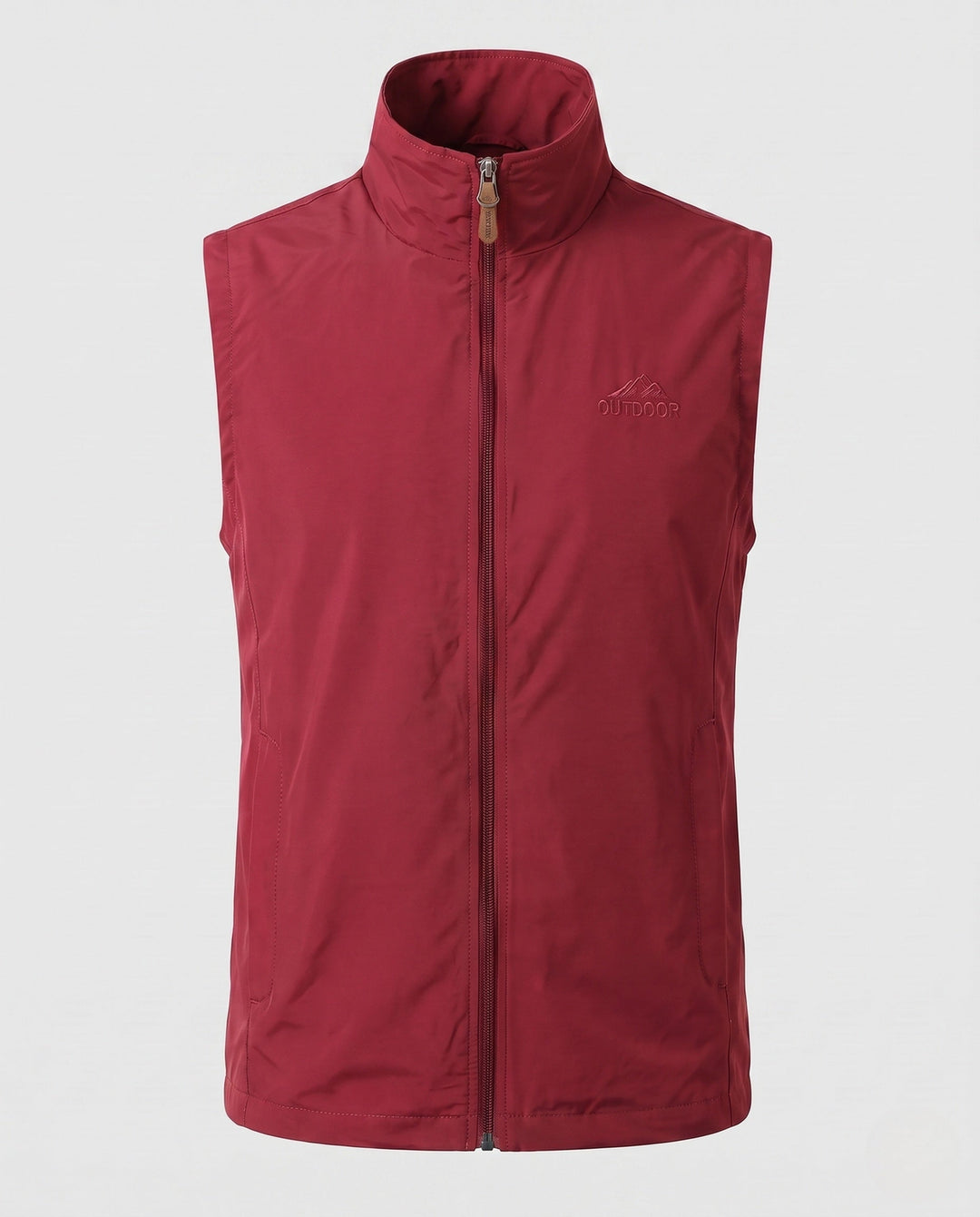 Herr Lätt Frilufts Softshell Väst med Ståkrage och Hel Dragkedja