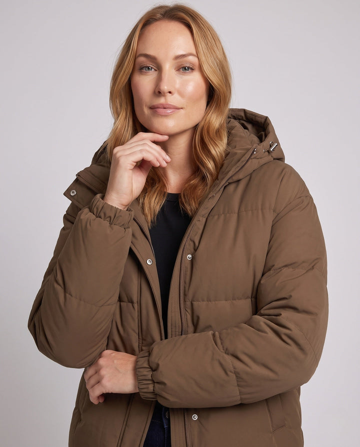 Dam Insulated vinterjacka med huva