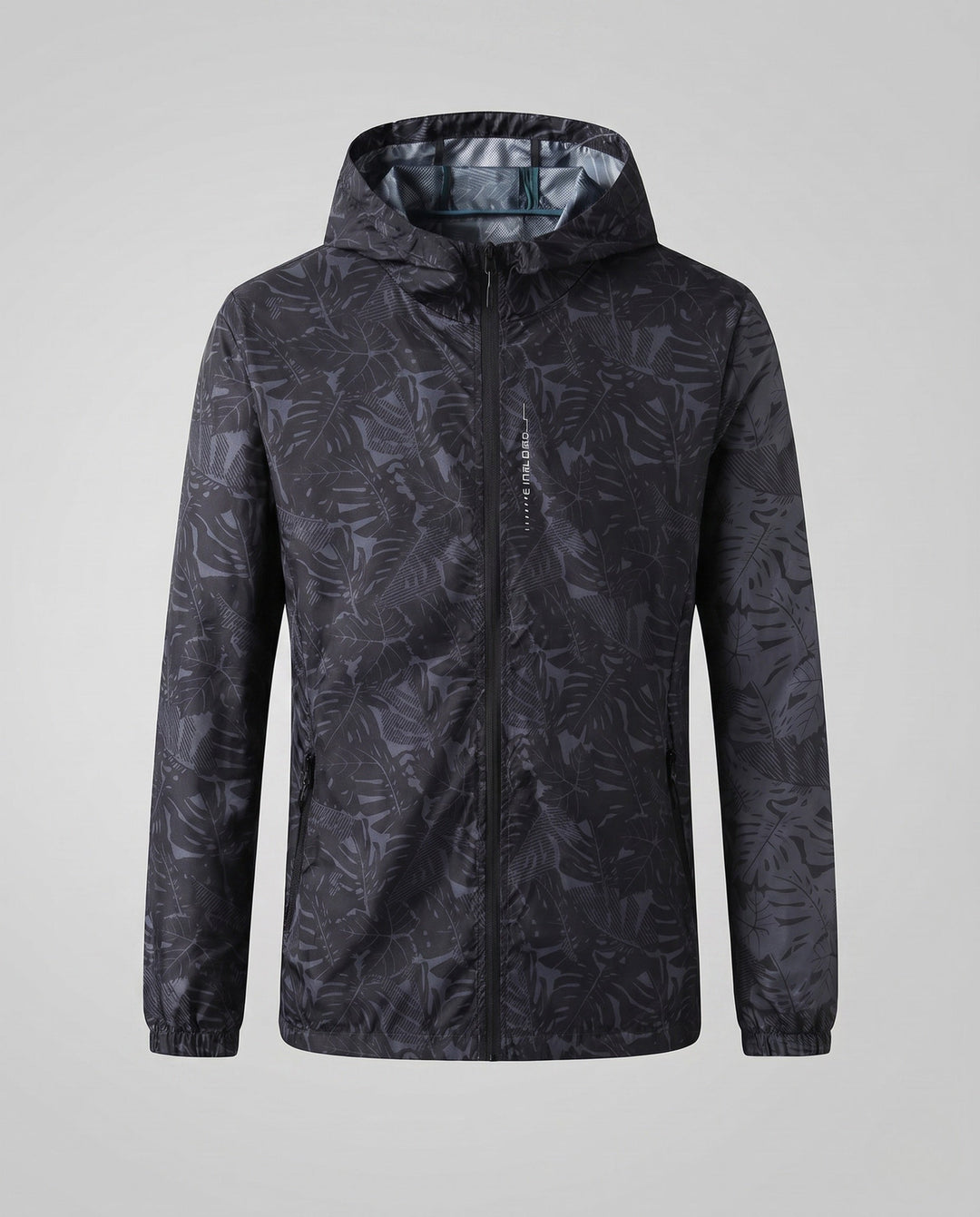 Dam lätt Rain jacka med huva och Reflective Accents