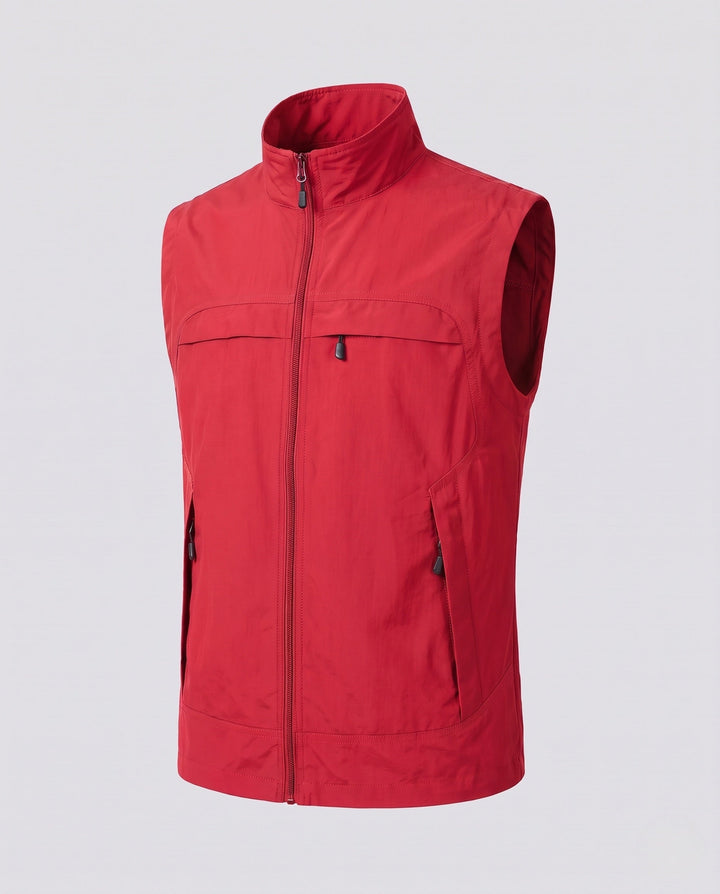 Herr Multifunktionell Väst med Flera Fickor