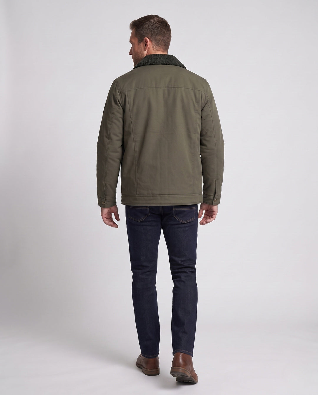 Herr Praktisk Funktionsjacka med Fleece Krage