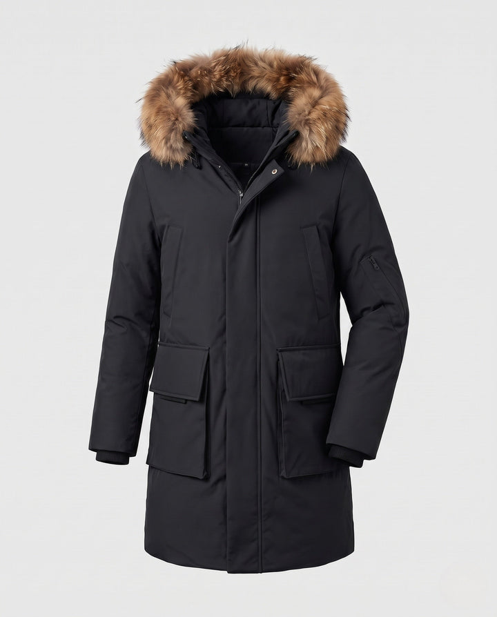 Herr Sportig Vinter Parkas Jacka