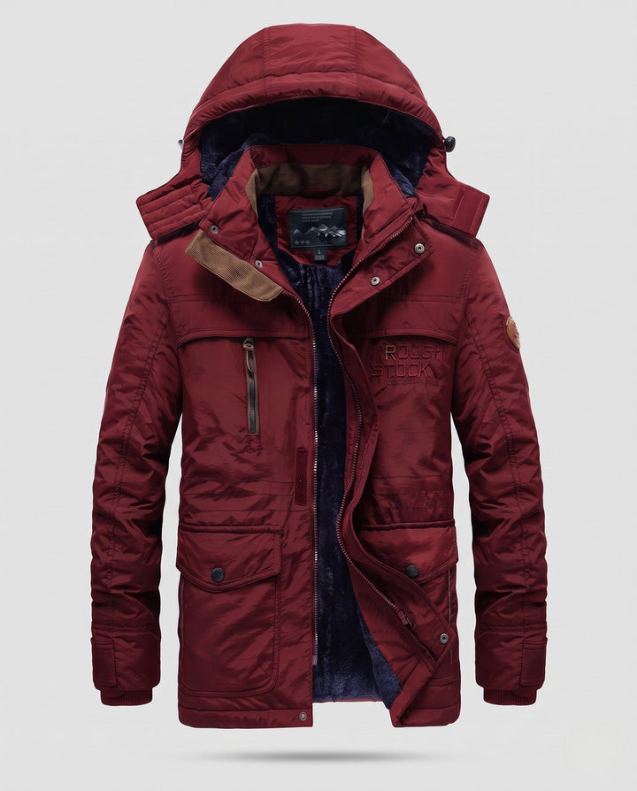 Herr Technical Vinter Jacka med Uttagbar Huva