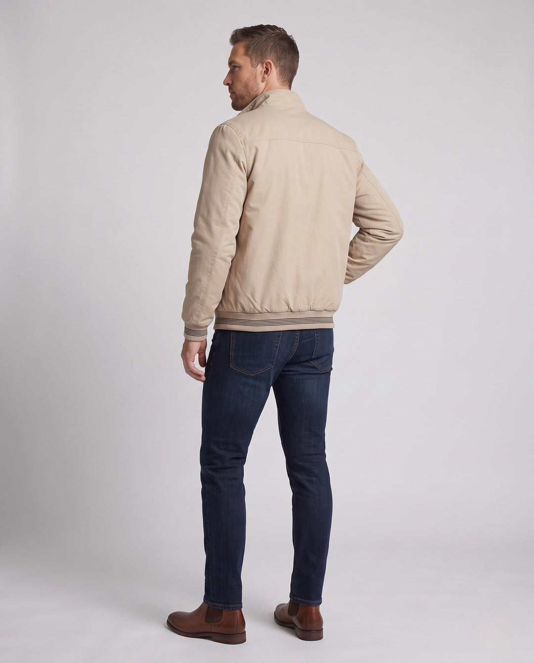 Herr Övergångs Jacka med Cozy Inre Foder
