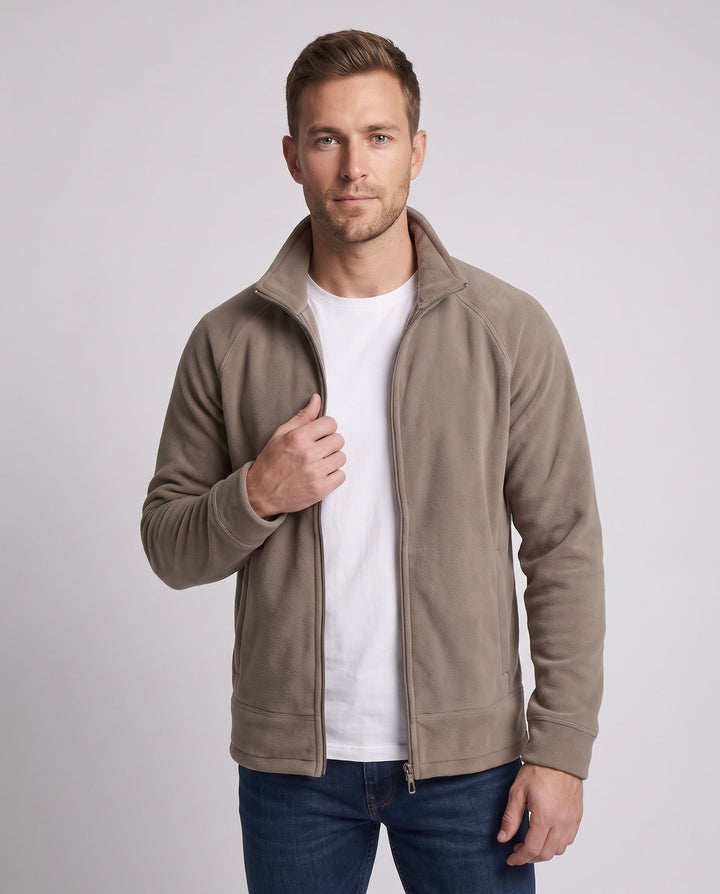 Herr Mjuk Fleece Jacka med Hög Krage 1787797216