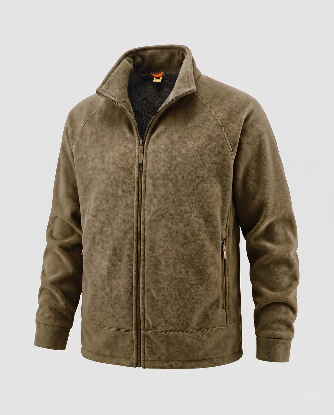 Herr Mjuk Fleece Jacka med Hög Krage 1787797216