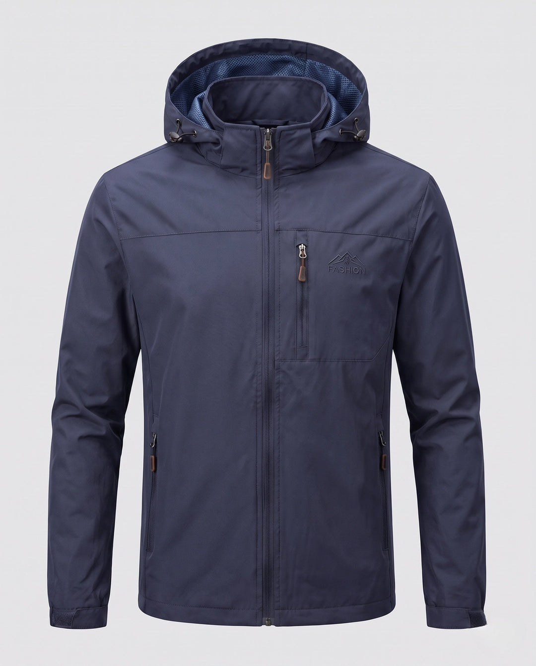 Herr Weatherproof Utomhus Jacka med Justerbar Huva