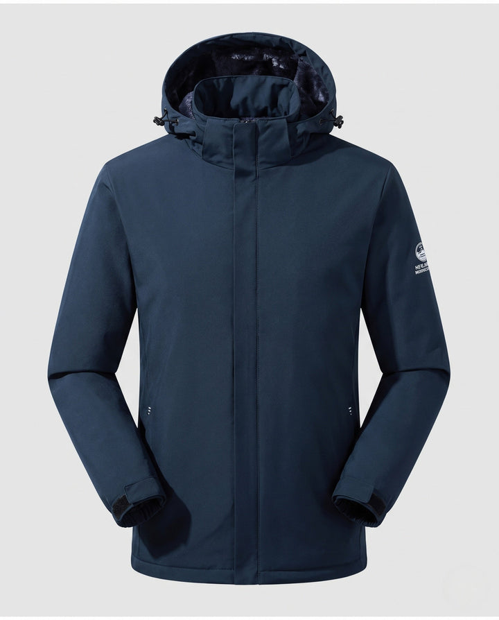 Herr Weatherproof Övergångs Jacka med Fleecefoder