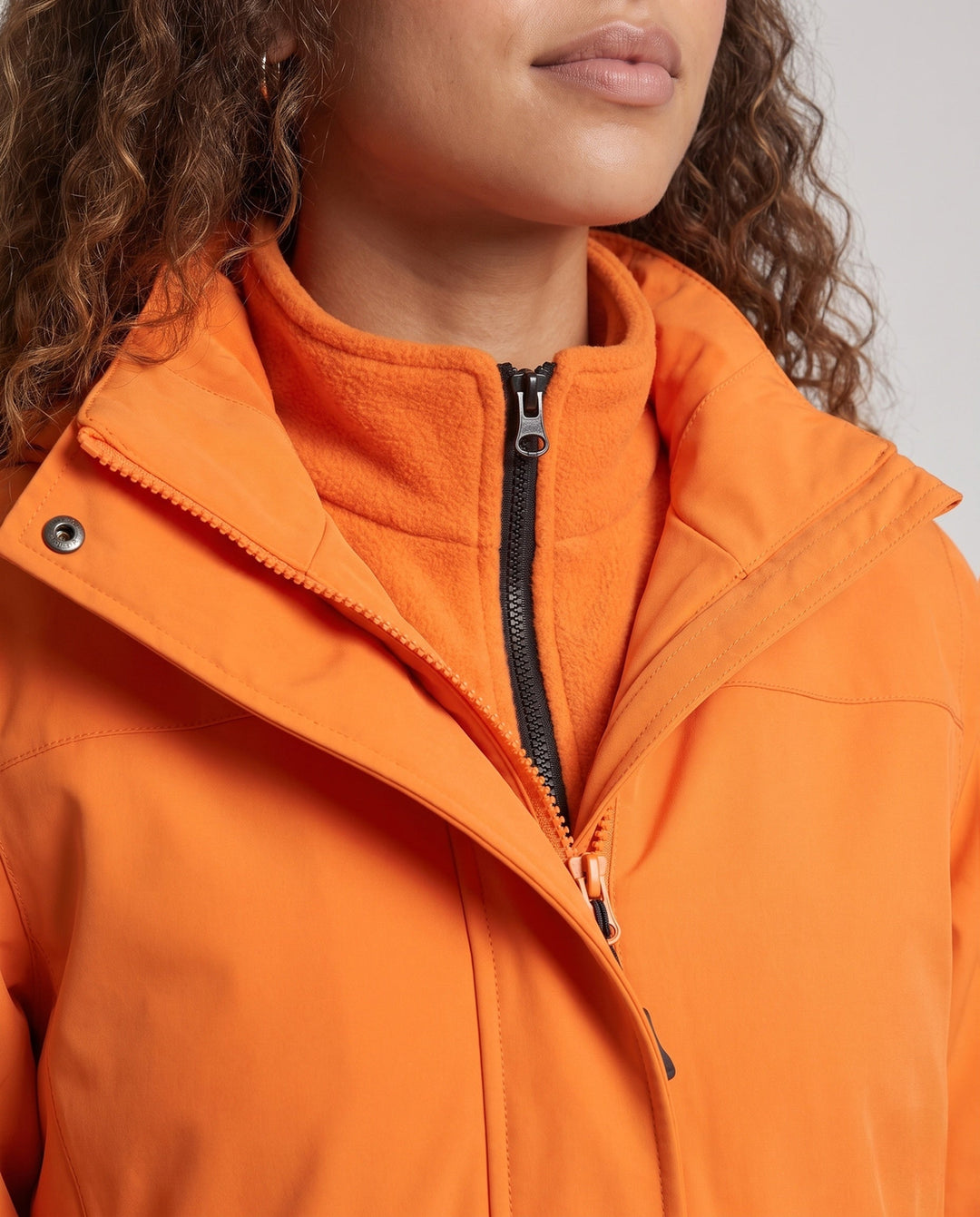 Dam Weatherproof utomhusjacka med hög krage
