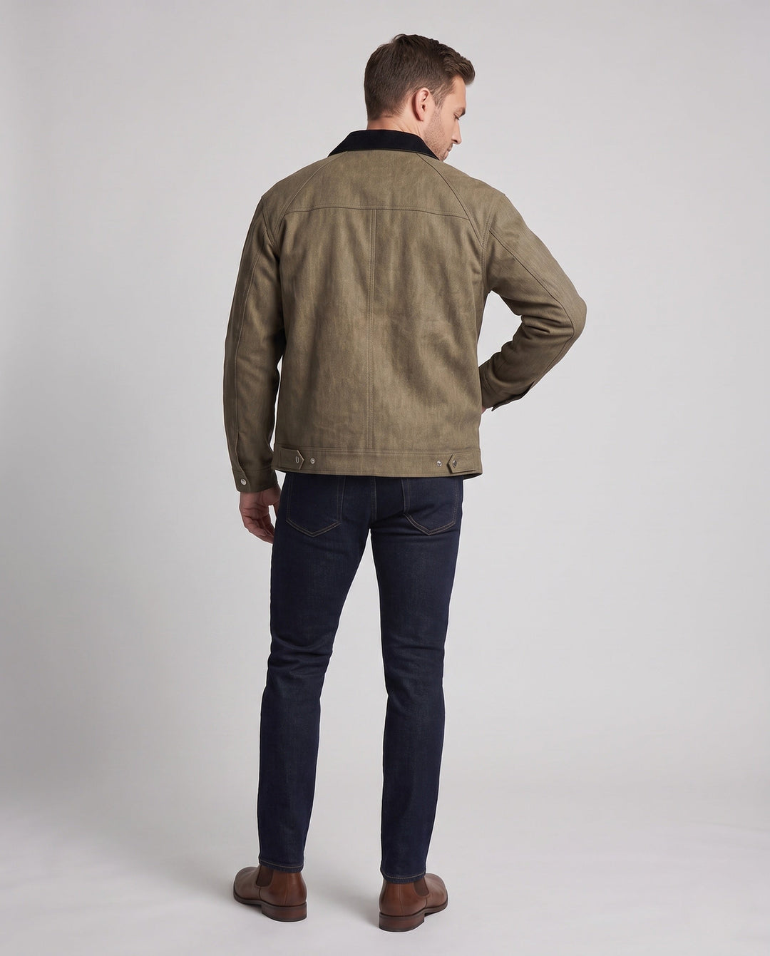 Herr Bekväm Jacka med Texturerad Finish