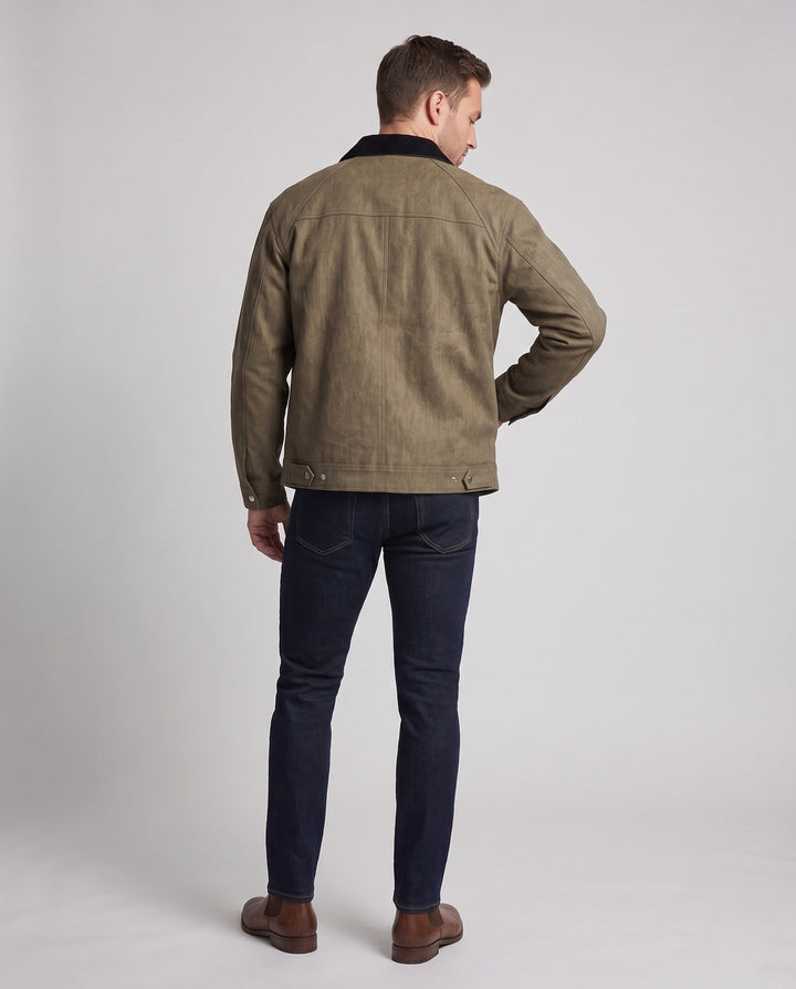 Herr Bekväm Jacka med Texturerad Finish
