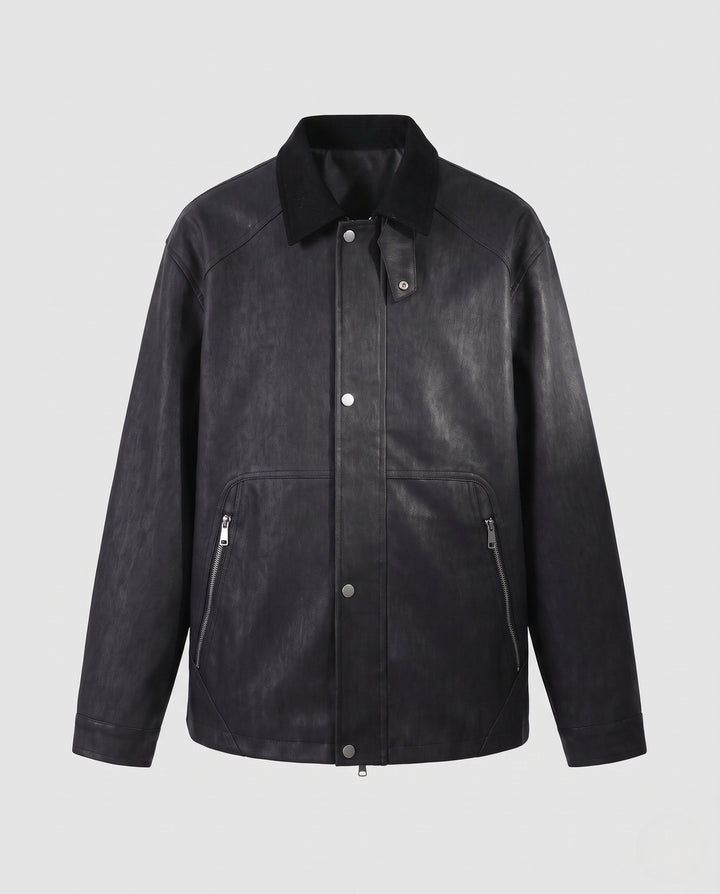 Herr Bekväm Jacka med Texturerad Finish