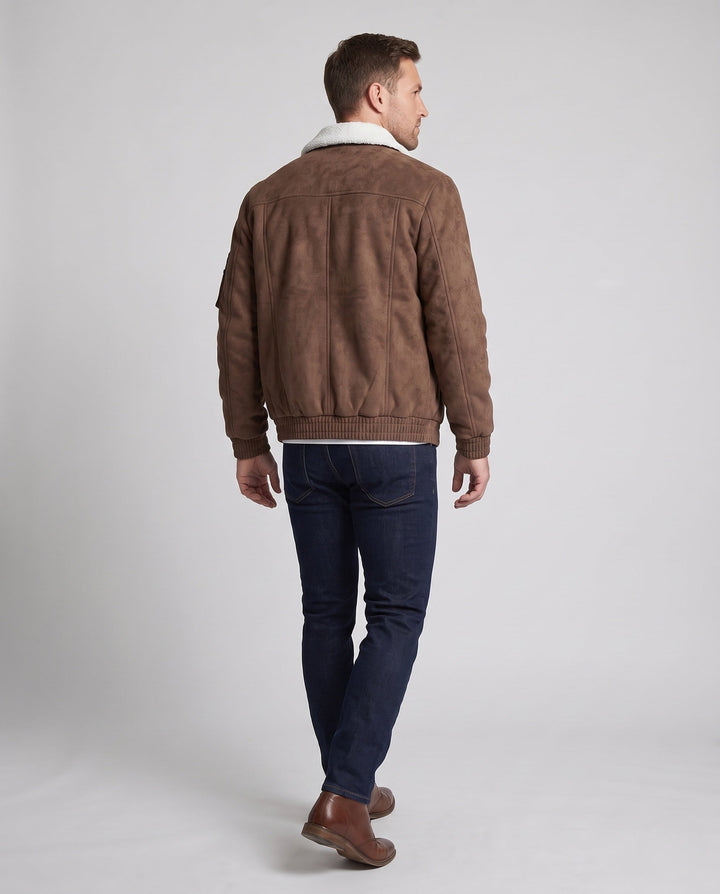 Herr Fleece Fodrad Vindjacka