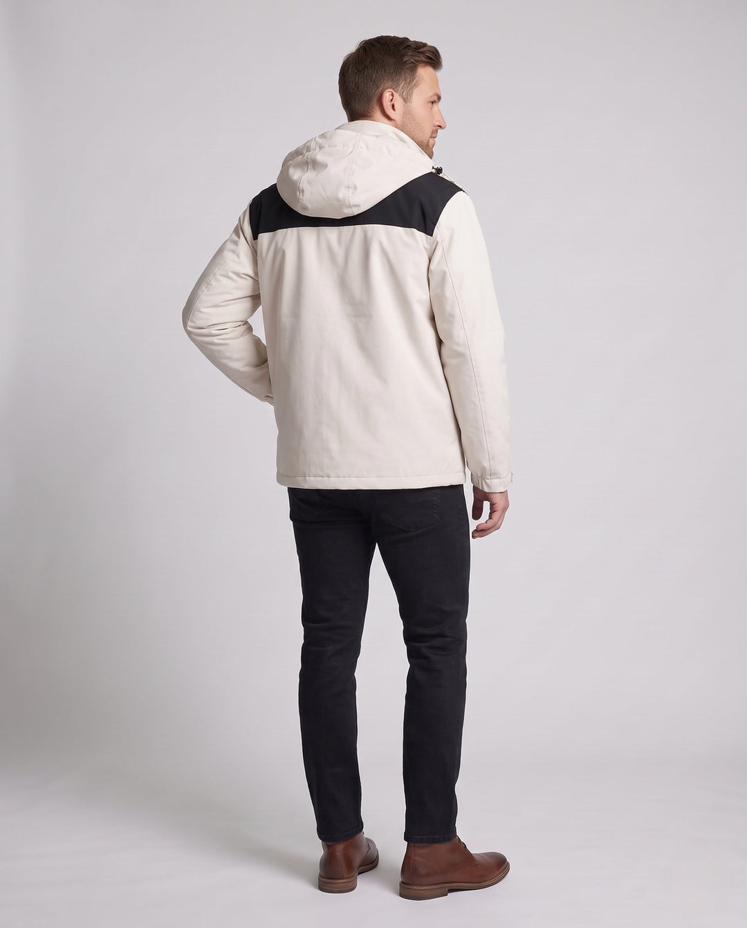 Herr Tvålagers Softshell‑allvädersjacka Mit Uttagbar Fleeceinnerjacka