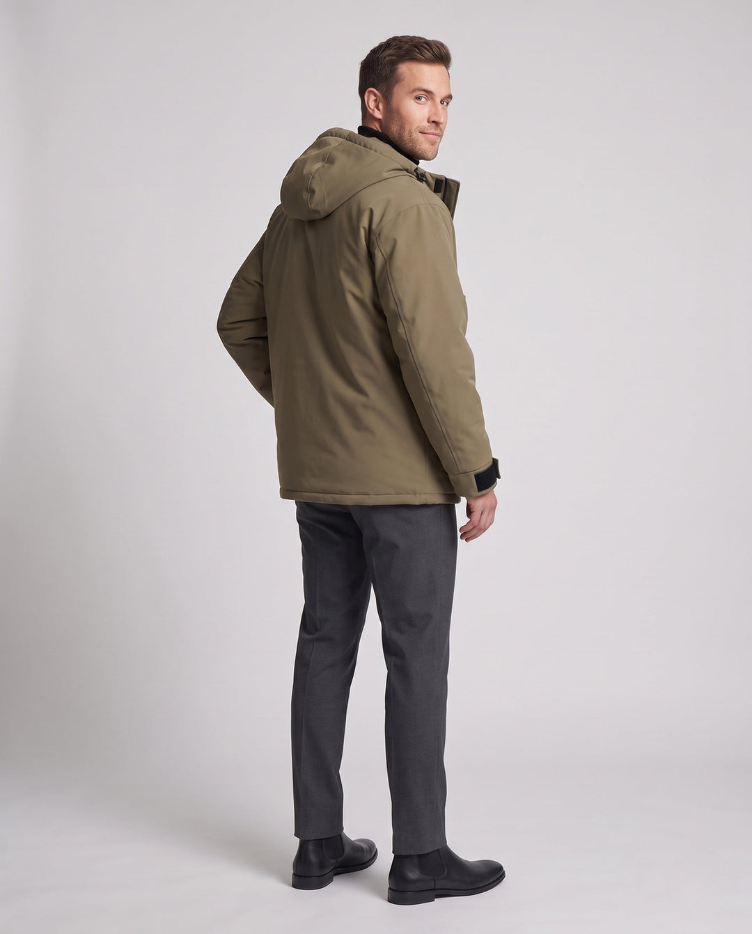 Herr Funktionell Utomhus Jacka med Generous Fickor