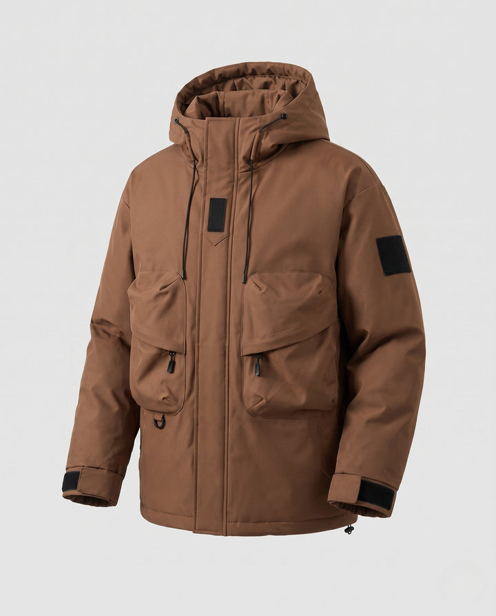 Herr Funktionell Utomhus Jacka med Generous Fickor