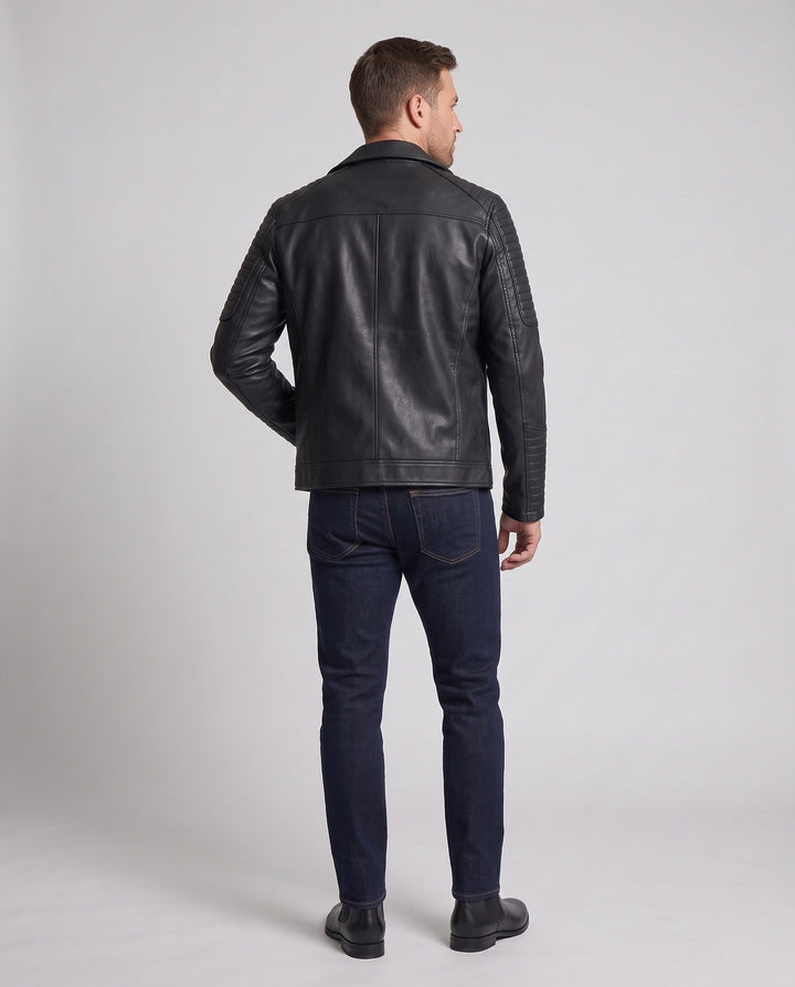 Herr Fashion Biker Jacka