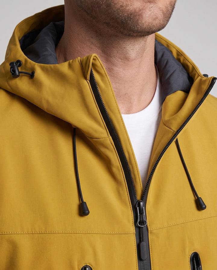 Herr Multifunctional Utomhus Jacka med Huva