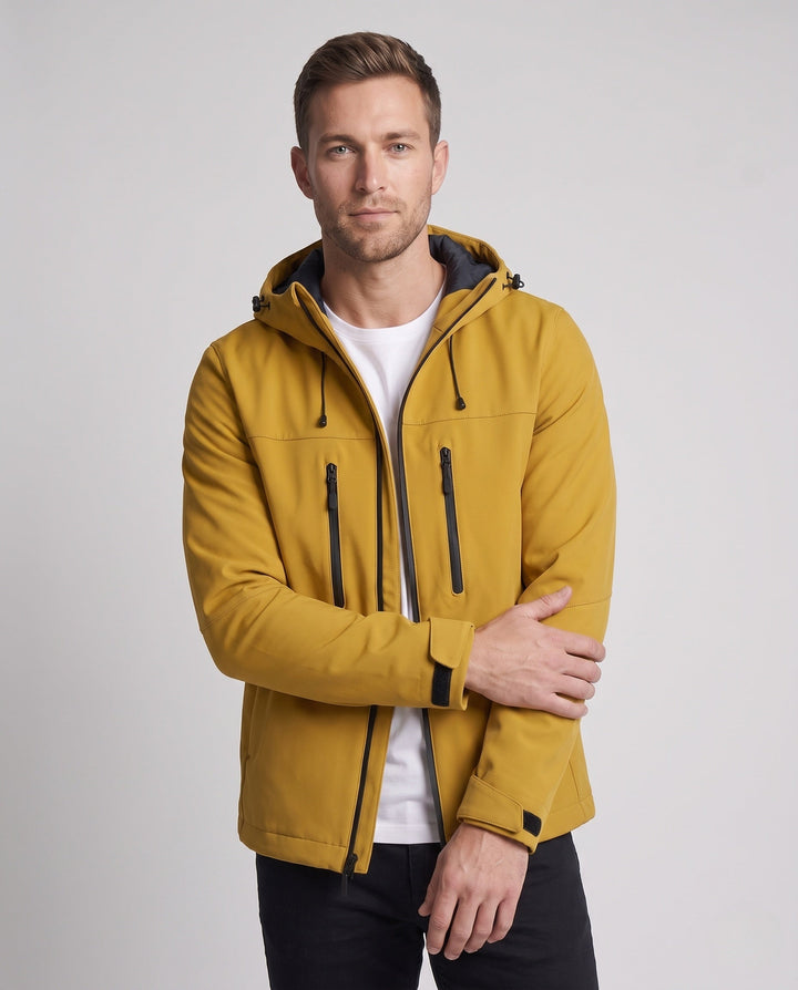 Herr Multifunctional Utomhus Jacka med Huva