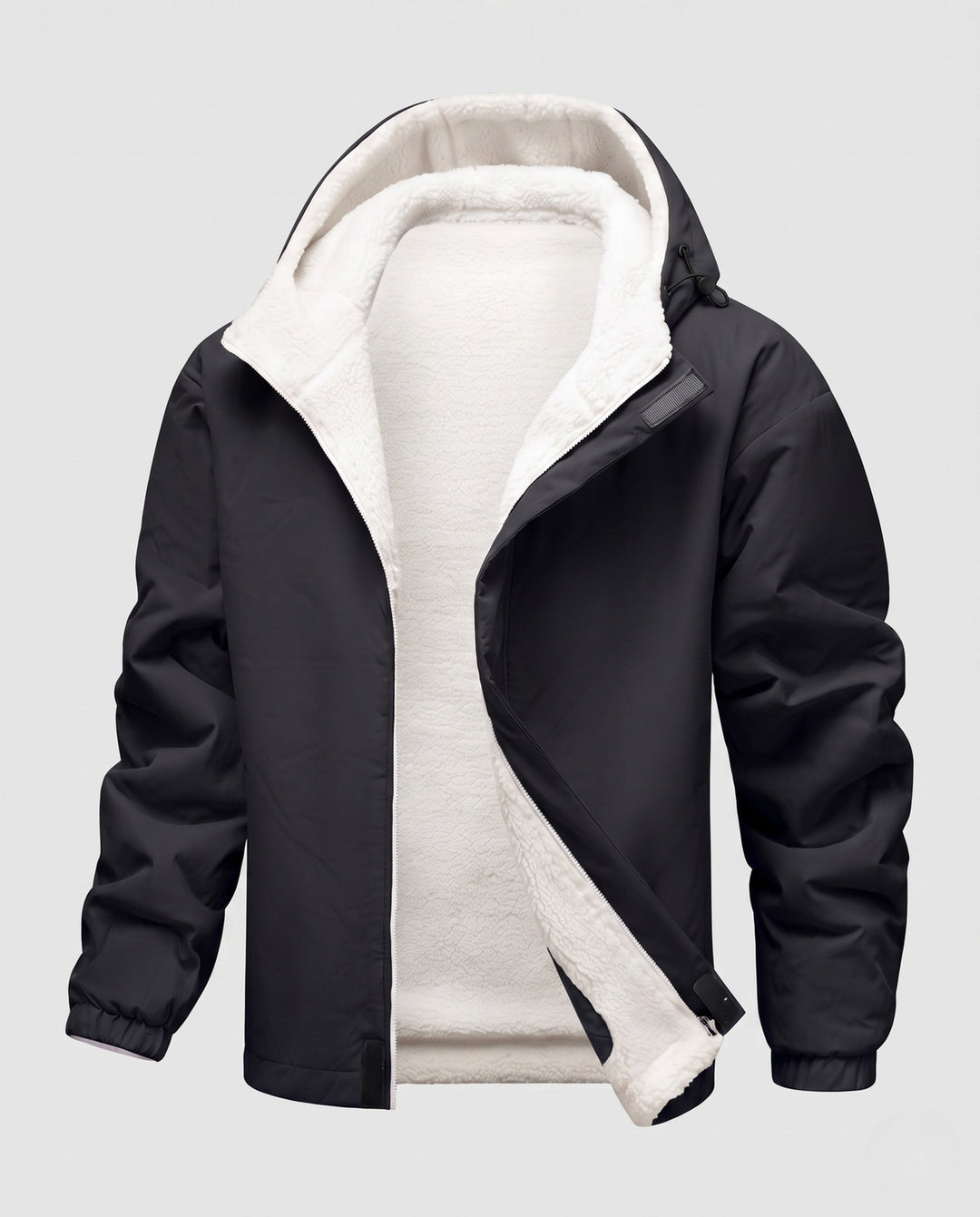 Dam varm fleece lined windbreaker