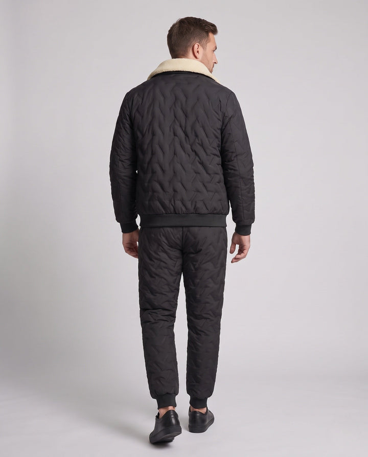 Herr Insulated Quiltad Jacka med Väst