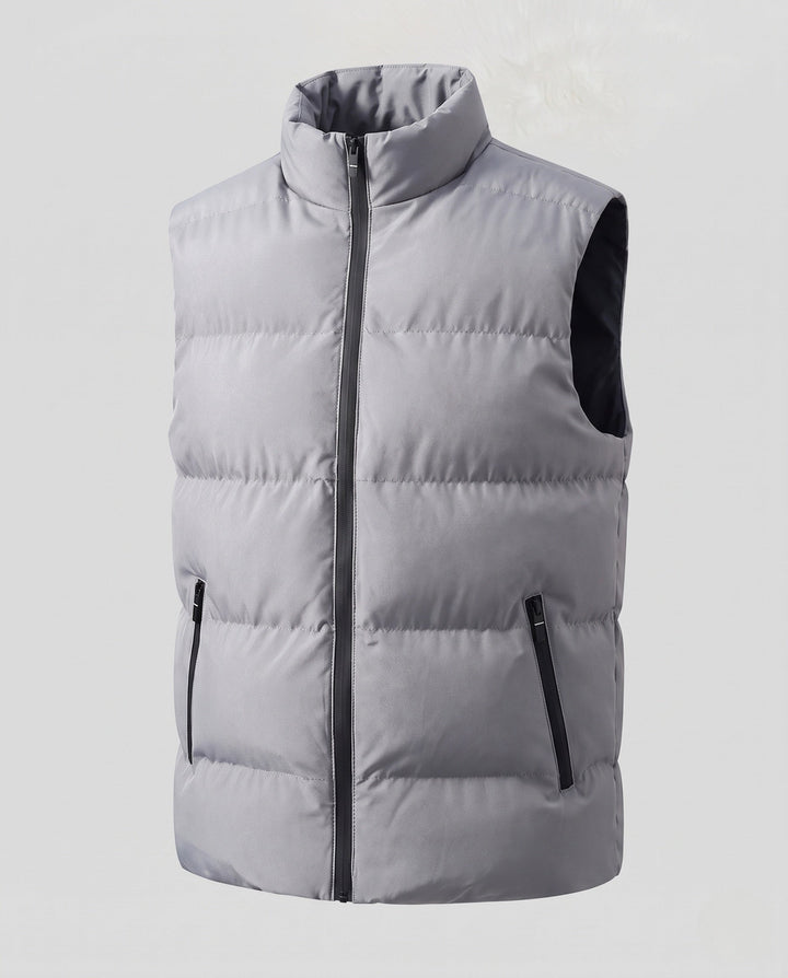 Herr Modern Quiltad Väst