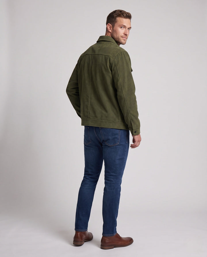Herr Fashion Manchester Jacka med Fleecefodrad Interior