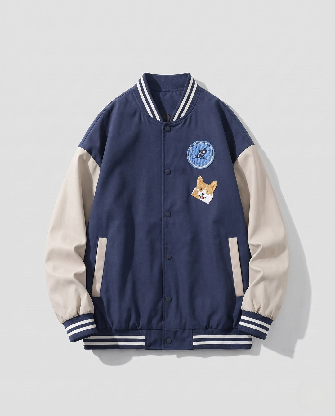 Unisex stilren oversize College jacka