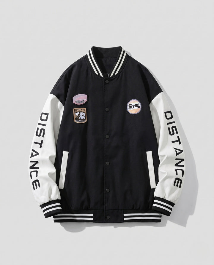 Unisex stilren oversize College jacka
