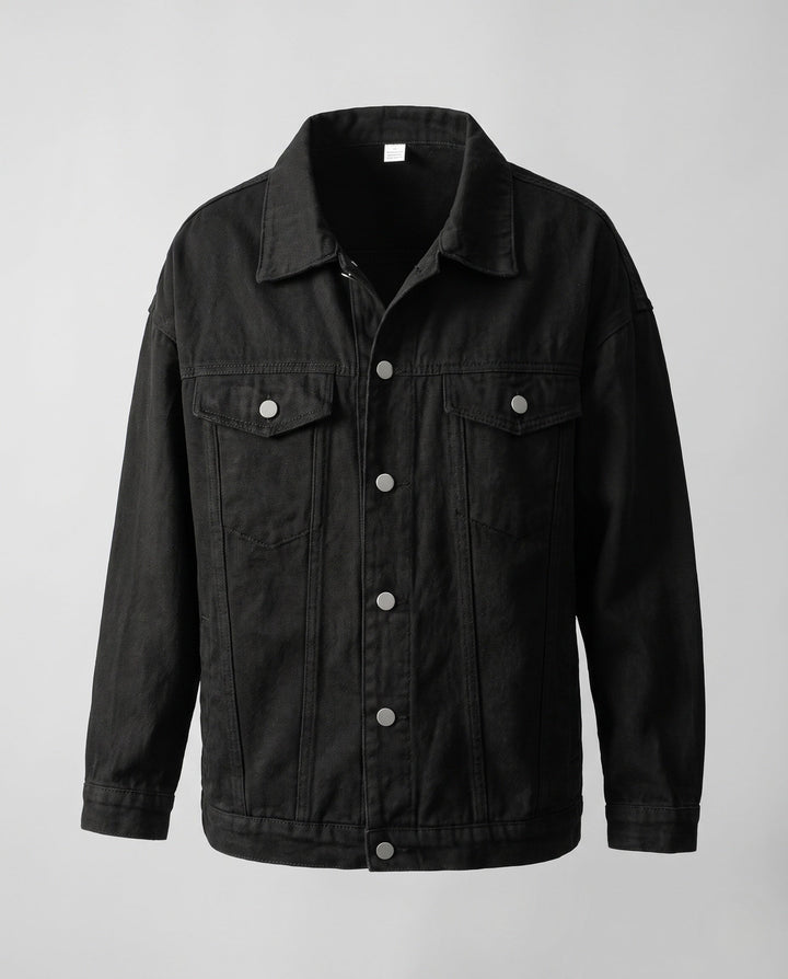 Dam avslappnad denimjacka