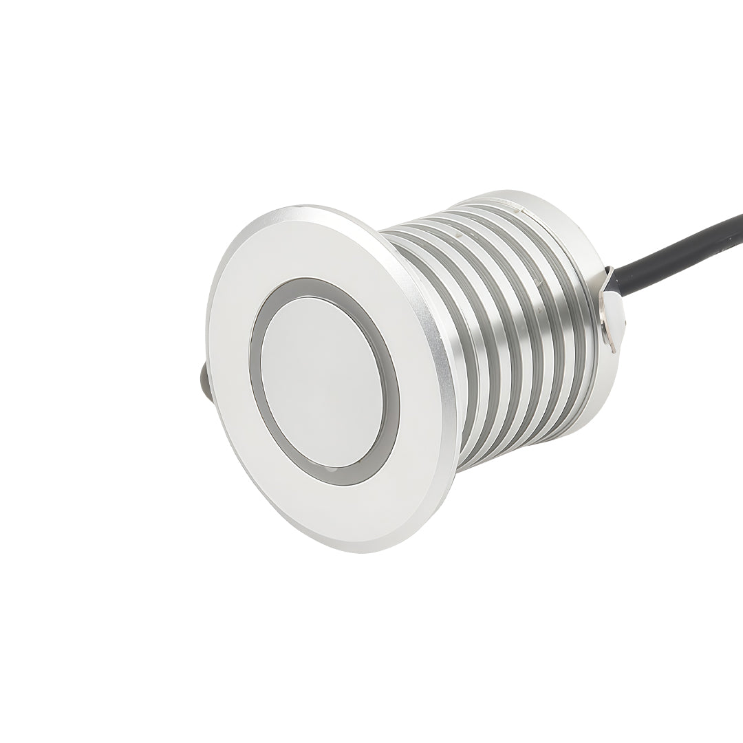 【4 PCS】Utomhus LED Trappbelysning Ring Vattentät Lampa
