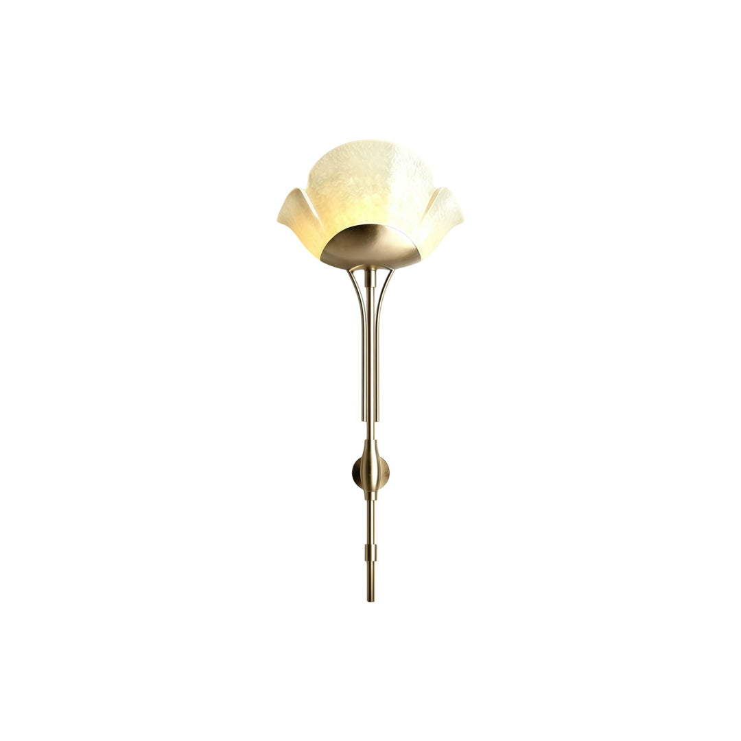 Floral Vägglampa Modern Lyx Långarmad Konstnärlig Lampa