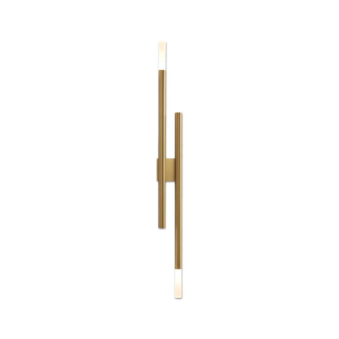 Modern Linjär Vägglampa Lyx H65 Solid Koppar Ljus