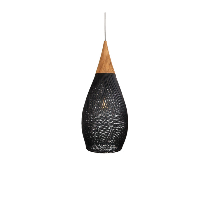 Vävda Ljuskronor Wabi-Sabi Rattan Taklampa