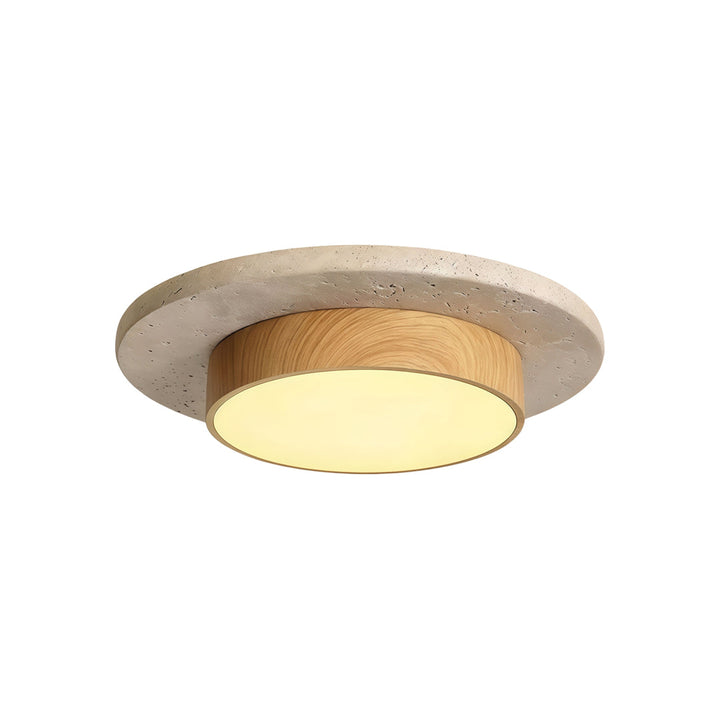 Vintage Flush Mount Light Fixtures Travertine Ceiling Light