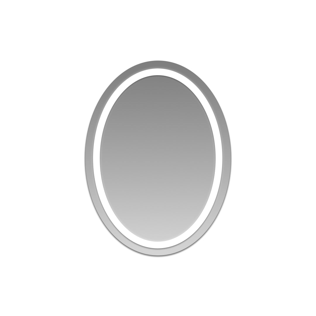 Badrumsspegel med belysning LED Oval Multifunktionell Lampa