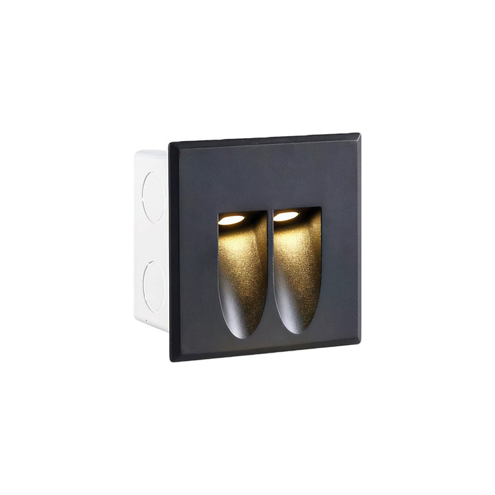 【2 ST】stege LED-lampa infälld LED rörelsesensorlampa
