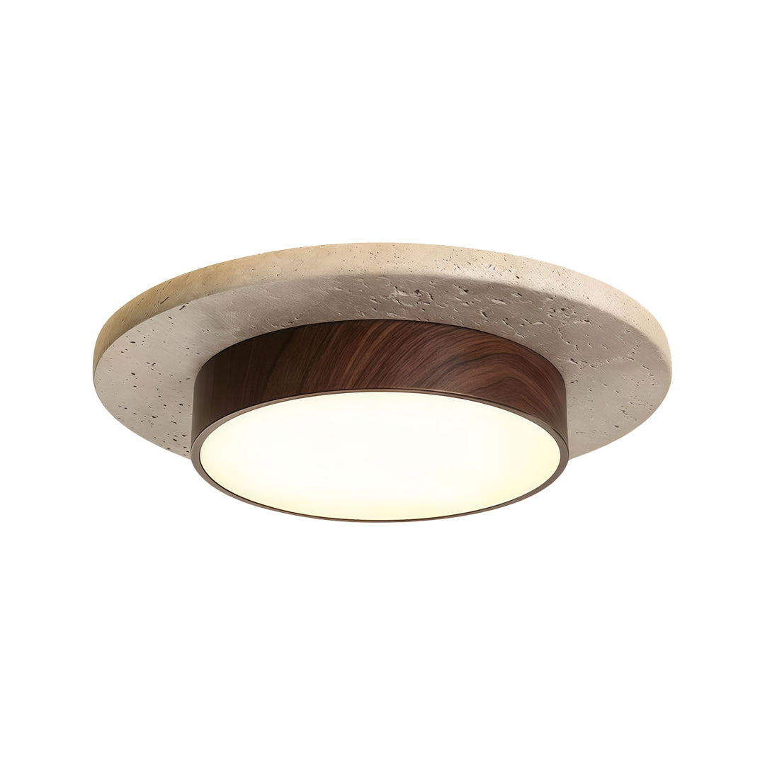 Vintage Flush Mount Light Fixtures Travertine Ceiling Light