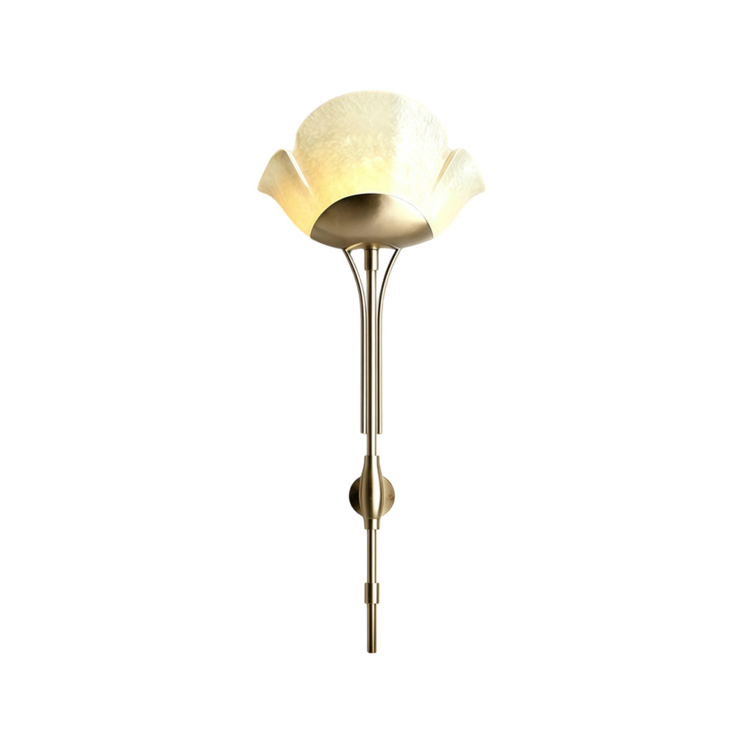 Floral Vägglampa Modern Lyx Långarmad Konstnärlig Lampa