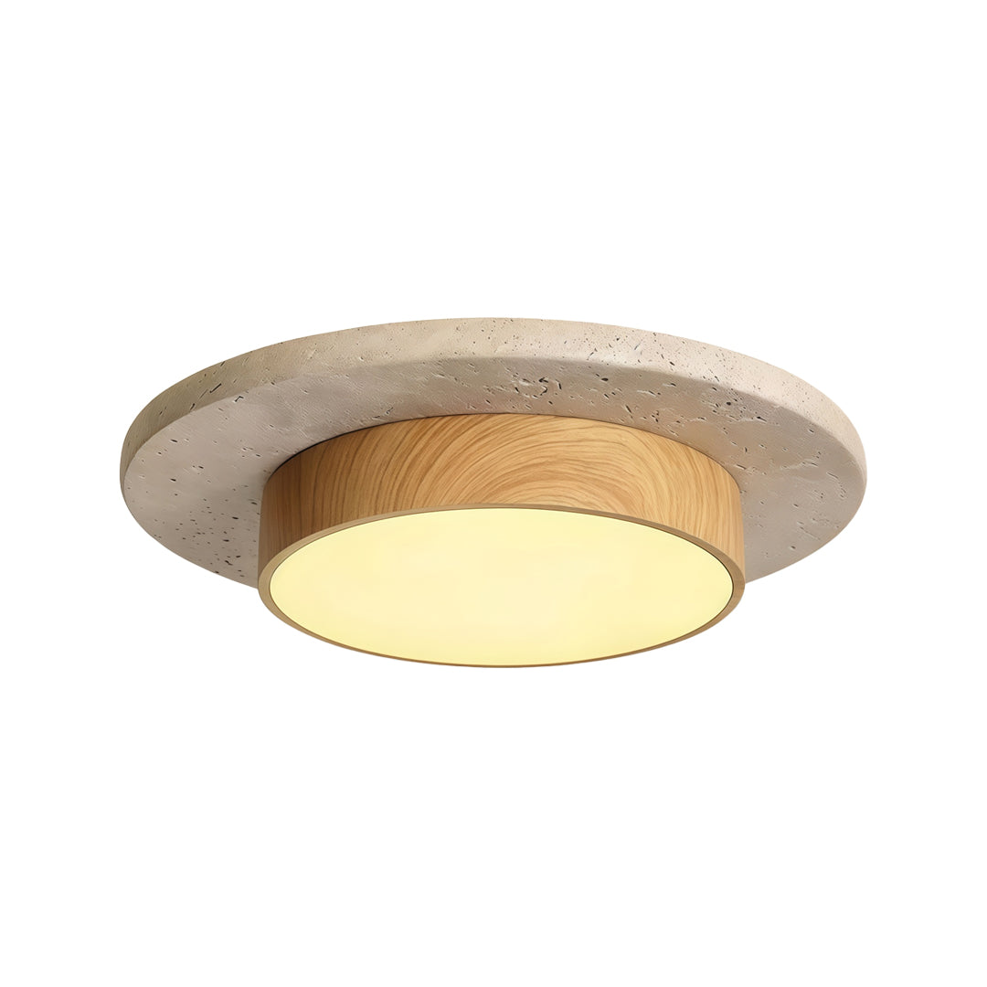 Vintage Flush Mount Light Fixtures Travertine Ceiling Light