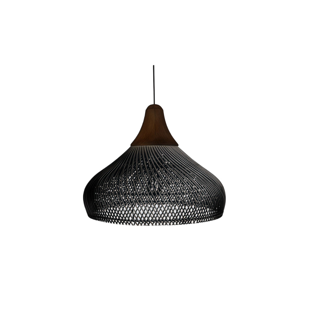 Vävda Ljuskronor Wabi-Sabi Rattan Taklampa